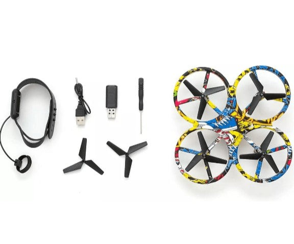 طائرة بدون طيار تعمل بالتحكم الضوئي - تجربة طيران تفاعلية