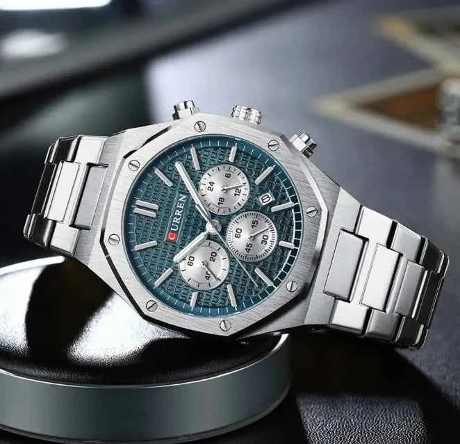 CURREN 8440 Stainless Steel Chronograph Luxury Watch For Men