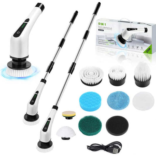 9 in 1 Electric Cleaning Brush - Nova Mart