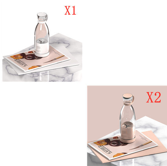 350ML Portable Electric Juicer Blender - USB Rechargeable Mixer Cup for Kitchen Use