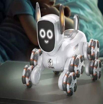 8 Wheel Multi Functional RC Robot Dog for Interactive Play