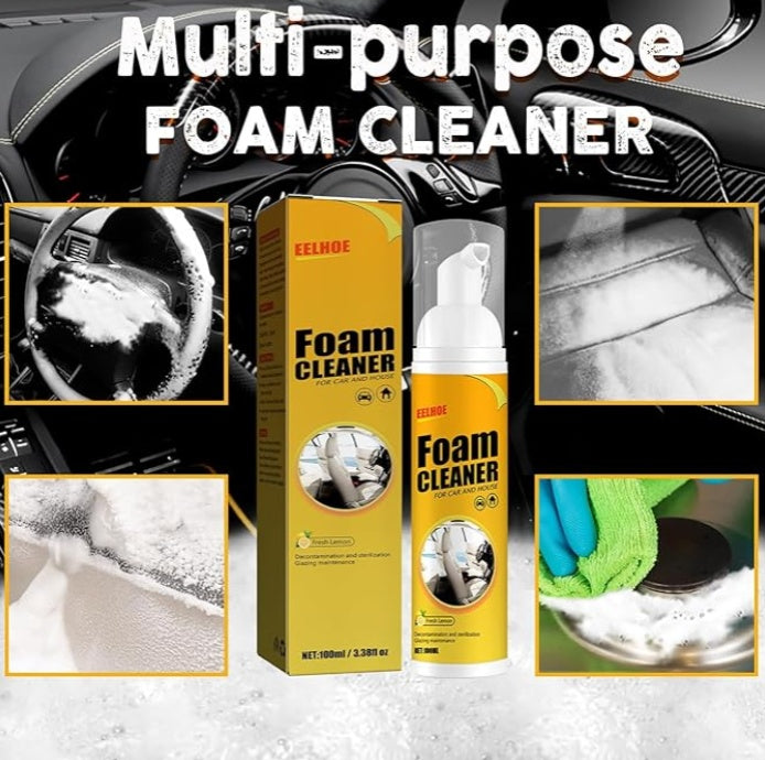 Car Dashboard Foam Cleaner for Effortless Cleaning and Stain Removal