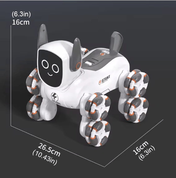 8 Wheel Multi Functional RC Robot Dog for Interactive Play