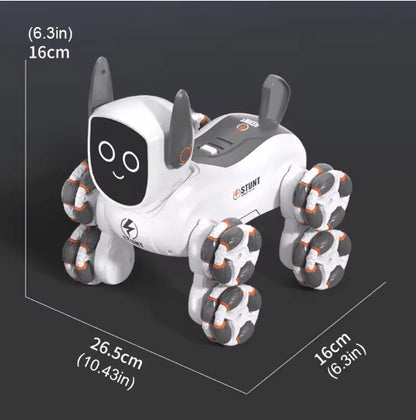 8 Wheel Multi Functional RC Robot Dog for Interactive Play