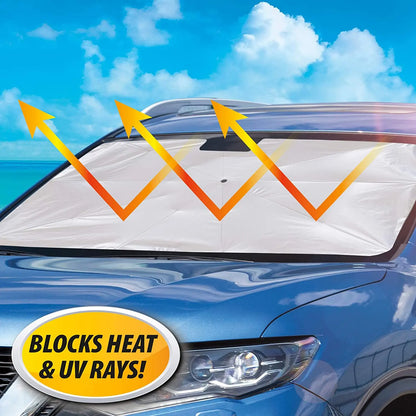 Car Windshield Sun Shade - Essential UAE Summer Heat Protection | Dubai