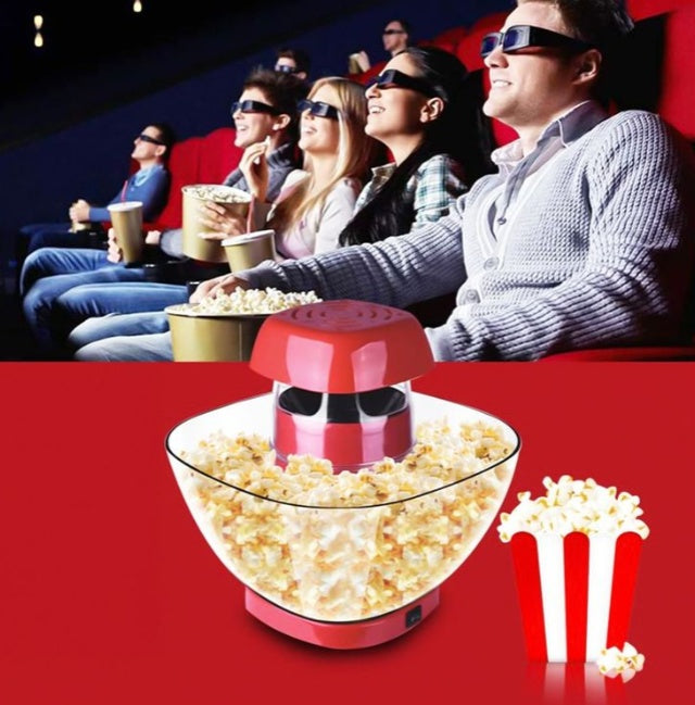 آلة صنع الفشار الخالية من الزيت