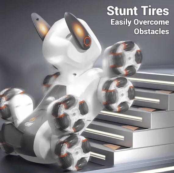 8 Wheel Multi Functional RC Robot Dog for Interactive Play