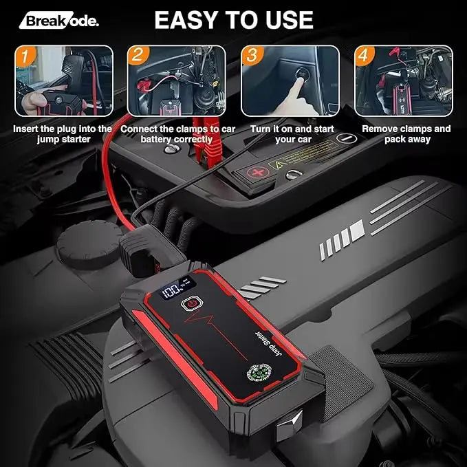 Car Jumper Starter - Emergency Power for UAE Heat-Affected Batteries | Dubai