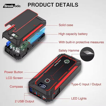 Car Jumper Starter - Emergency Power for UAE Heat-Affected Batteries | Dubai