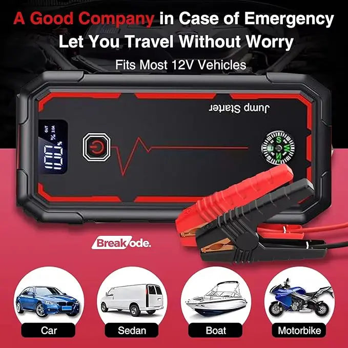 Car Jumper Starter - Emergency Power for UAE Heat-Affected Batteries | Dubai