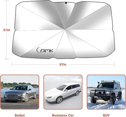 Car Windshield Sun Umbrella - Ultimate Heat Protection for UAE Summer | Dubai