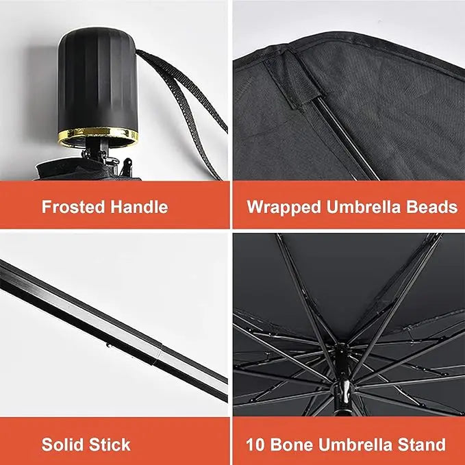 Car Windshield Sun Umbrella - Ultimate Heat Protection for UAE Summer | Dubai