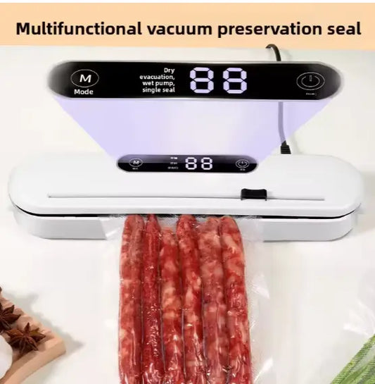 آلة تغليف الطعام بالتفريغ الهوائي - تحافظ على نضارة الطعام في حرارة الإمارات | من أساسيات مطبخ دبي