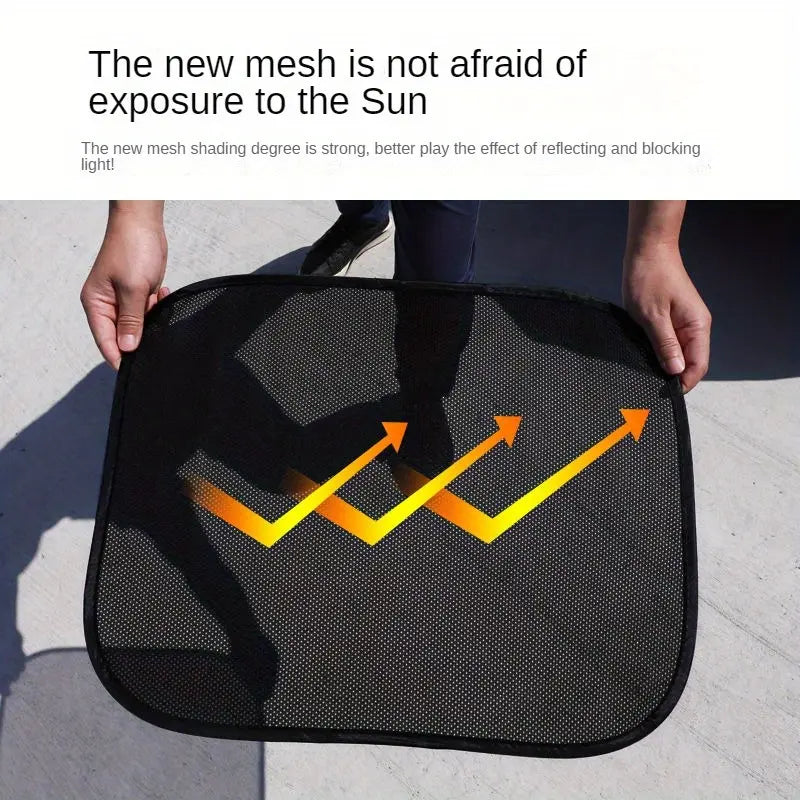 Car Sunshade & Electrostatic Barrier 4-Pack | UAE Heat Protection Dubai