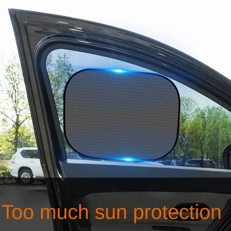 Car Sunshade & Electrostatic Barrier 4-Pack | UAE Heat Protection Dubai