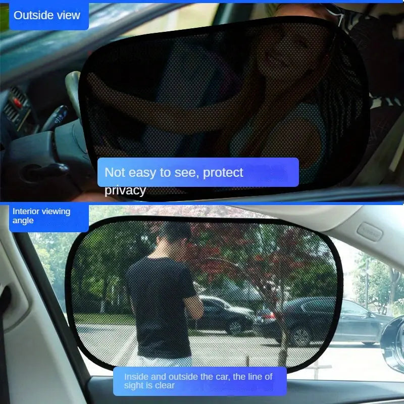 Car Sunshade & Electrostatic Barrier 4-Pack | UAE Heat Protection Dubai