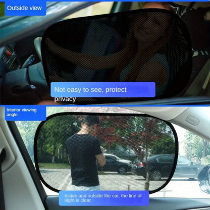 Car Sunshade & Electrostatic Barrier 4-Pack | UAE Heat Protection Dubai