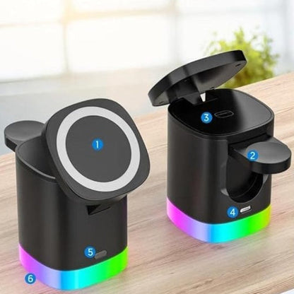 3-in-1 Wireless Charging Station for Fast and Efficient Charging