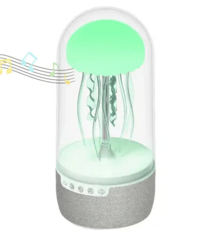Jellyfish Lamp With Bluetooth Speaker, Portable Floating Jellyfish Wireless Speaker With Colors Changing LED Bedside Mood Lamp, Gifts For Birthday Christmas Thanksgiving All Holiday