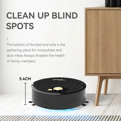 3-IN-1 Automatic Robot Vacuum Cleaner – مكنسة روبوت أوتوماتيكية 3 في 1 - Nova Mart