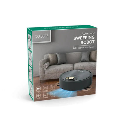3-IN-1 Automatic Robot Vacuum Cleaner – مكنسة روبوت أوتوماتيكية 3 في 1 - Nova Mart