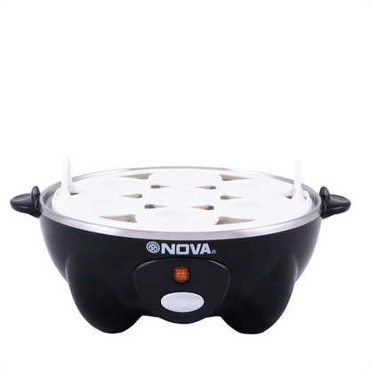 Nova Egg Boiler & Egg Cooker Machine - 7 Egg Capacity, 360W, One-Touch Automatic Boiler for Kitchen - Fast & Easy Perfect Breakfast for UAE Homes