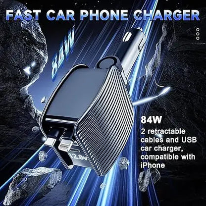 شاحن سيارة قابل للسحب - شحن بدون تشابك لسائقي الإمارات العربية المتحدة | دبي