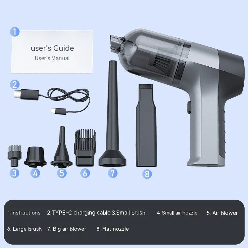 Wireless Handheld Car Vacuum Super Strong Cleaner